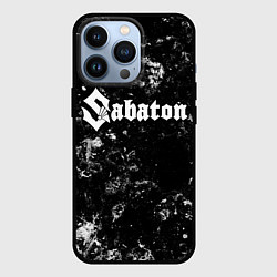 Чехол для iPhone 13 Pro Sabaton black ice, цвет: 3D-черный