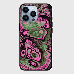Чехол для iPhone 13 Pro Абстрактный узор, цвет: 3D-черный