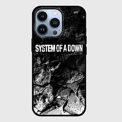 Чехол для iPhone 13 Pro System of a Down black graphite, цвет: 3D-черный