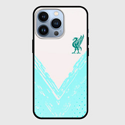 Чехол для iPhone 13 Pro Liverpool logo texture fc, цвет: 3D-черный