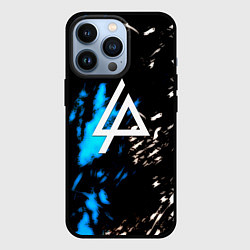 Чехол для iPhone 13 Pro Linkin park холодные краски, цвет: 3D-черный