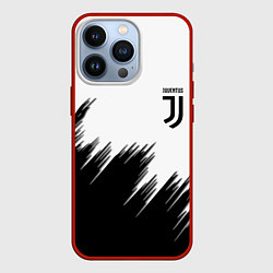 Чехол для iPhone 13 Pro Ювентус краски спорт, цвет: 3D-красный