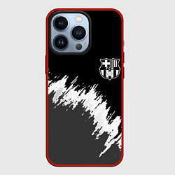 Чехол для iPhone 13 Pro Barcelona краски текстура фк, цвет: 3D-красный
