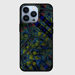 Чехол для iPhone 13 Pro Креативный геометрический узор, цвет: 3D-черный