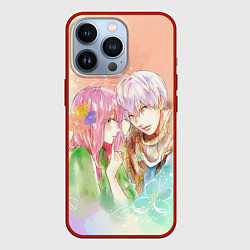 Чехол для iPhone 13 Pro Ицуоми Наги и Юки Итосэ - Любовь с кончиков пальце, цвет: 3D-красный