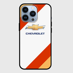 Чехол для iPhone 13 Pro Chevrolet line, цвет: 3D-черный