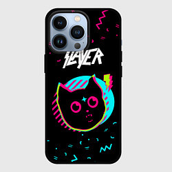 Чехол для iPhone 13 Pro Slayer - rock star cat, цвет: 3D-черный