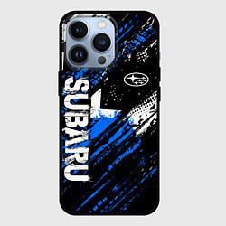 Чехол для iPhone 13 Pro Subaru - sport style, цвет: 3D-черный