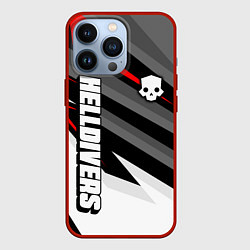 Чехол для iPhone 13 Pro Helldivers 2: Skull Logo, цвет: 3D-красный