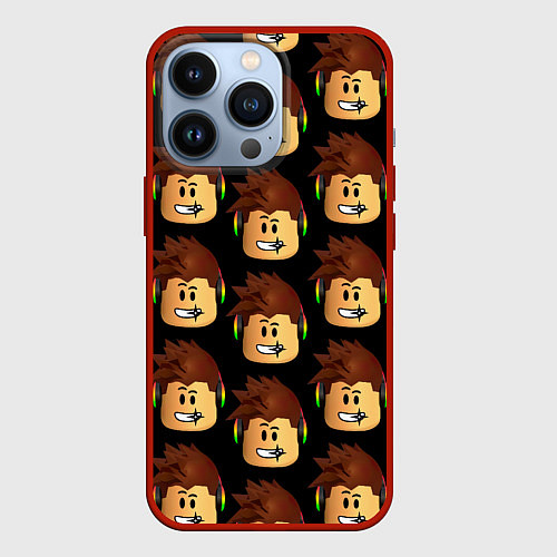 Чехол iPhone 13 Pro Игра Роблокс / 3D-Красный – фото 1