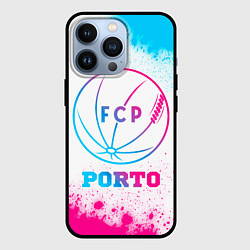 Чехол для iPhone 13 Pro Porto neon gradient style, цвет: 3D-черный