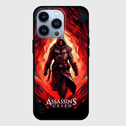 Чехол для iPhone 13 Pro Assassins creed выход из огня, цвет: 3D-черный