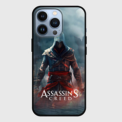 Чехол для iPhone 13 Pro Assassins creed ночной город, цвет: 3D-черный