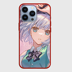 Чехол для iPhone 13 Pro Touhou Project Youmu Konpaku мило, цвет: 3D-красный