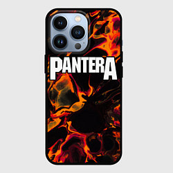 Чехол для iPhone 13 Pro Pantera red lava, цвет: 3D-черный