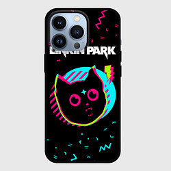 Чехол для iPhone 13 Pro Linkin Park - rock star cat, цвет: 3D-черный