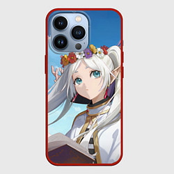 Чехол для iPhone 13 Pro Фрирен c Ферн вместе, цвет: 3D-красный