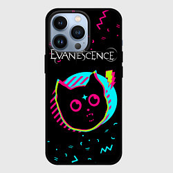 Чехол для iPhone 13 Pro Evanescence - rock star cat, цвет: 3D-черный