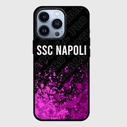 Чехол для iPhone 13 Pro Napoli pro football посередине, цвет: 3D-черный