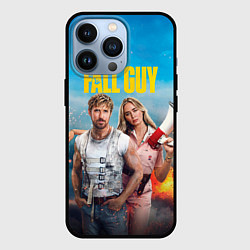 Чехол для iPhone 13 Pro Ryan Gosling and Emily Blunt каскадеры, цвет: 3D-черный