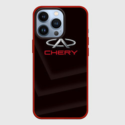 Чехол для iPhone 13 Pro Cherry - logo, цвет: 3D-красный