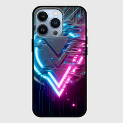 Чехол для iPhone 13 Pro Neon geometric abstraction - ai art, цвет: 3D-черный