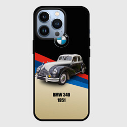 Чехол для iPhone 13 Pro Винтажный автомобиль BMW 340, цвет: 3D-черный