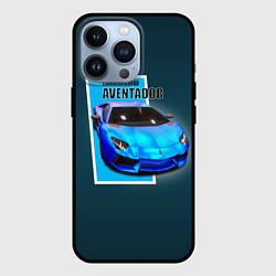 Чехол для iPhone 13 Pro Спортивная итальянская машина Lamborghini Aventado, цвет: 3D-черный