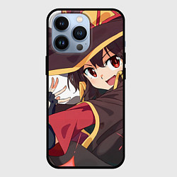 Чехол для iPhone 13 Pro Konosuba Мэгумин cute, цвет: 3D-черный