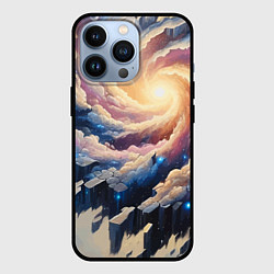 Чехол для iPhone 13 Pro Космическая галактика - нейросеть фантазия, цвет: 3D-черный