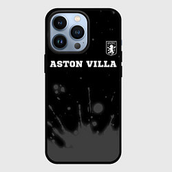 Чехол iPhone 13 Pro Aston Villa sport на темном фоне посередине