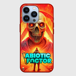 Чехол для iPhone 13 Pro Abiotic Factor horror skull, цвет: 3D-красный