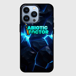 Чехол для iPhone 13 Pro Abiotic Factor синее неоновое свечение, цвет: 3D-черный