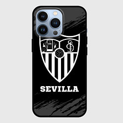 Чехол для iPhone 13 Pro Sevilla sport на темном фоне, цвет: 3D-черный