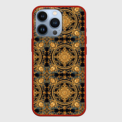 Чехол для iPhone 13 Pro Элегантные линии, цвет: 3D-красный