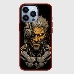 Чехол для iPhone 13 Pro Venom Snake Metal gear game, цвет: 3D-красный