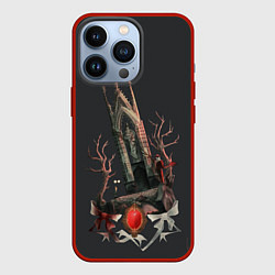 Чехол для iPhone 13 Pro Bloodborne Bosses - Отец Гаскойн, цвет: 3D-красный