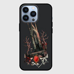 Чехол для iPhone 13 Pro Bloodborne Bosses - Отец Гаскойн, цвет: 3D-черный