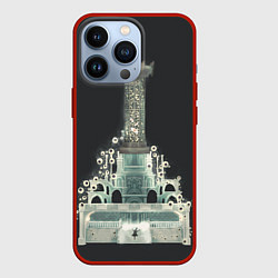 Чехол для iPhone 13 Pro Bloodborne Bosses - Миколаш, Хозяин кошмара, цвет: 3D-красный