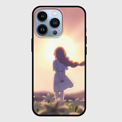 Чехол для iPhone 13 Pro Sousou no Frieren Фламме детство, цвет: 3D-черный