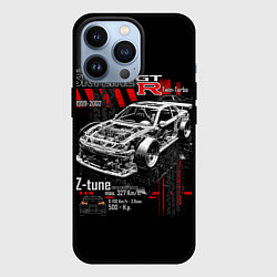 Чехол для iPhone 13 Pro Skyline korch r34, цвет: 3D-черный