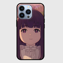 Чехол для iPhone 13 Pro Sousou no Frieren Ферн cute face, цвет: 3D-черный