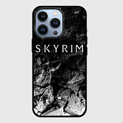 Чехол для iPhone 13 Pro Skyrim black graphite, цвет: 3D-черный