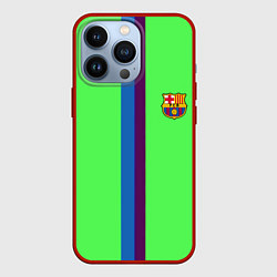 Чехол для iPhone 13 Pro Barcelona fc sport line, цвет: 3D-красный