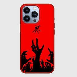 Чехол для iPhone 13 Pro V1 Ultrakill, цвет: 3D-красный
