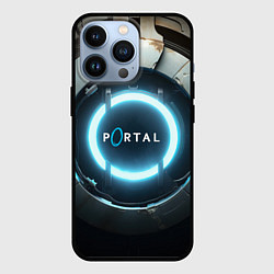 Чехол для iPhone 13 Pro Portal logo game, цвет: 3D-черный