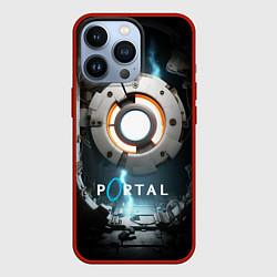 Чехол для iPhone 13 Pro Portal space, цвет: 3D-красный