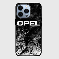 Чехол для iPhone 13 Pro Opel black graphite, цвет: 3D-черный