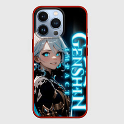 Чехол для iPhone 13 Pro Фурина из фонтейна - Genshin Impact, цвет: 3D-красный