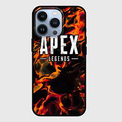 Чехол для iPhone 13 Pro Apex Legends red lava, цвет: 3D-черный